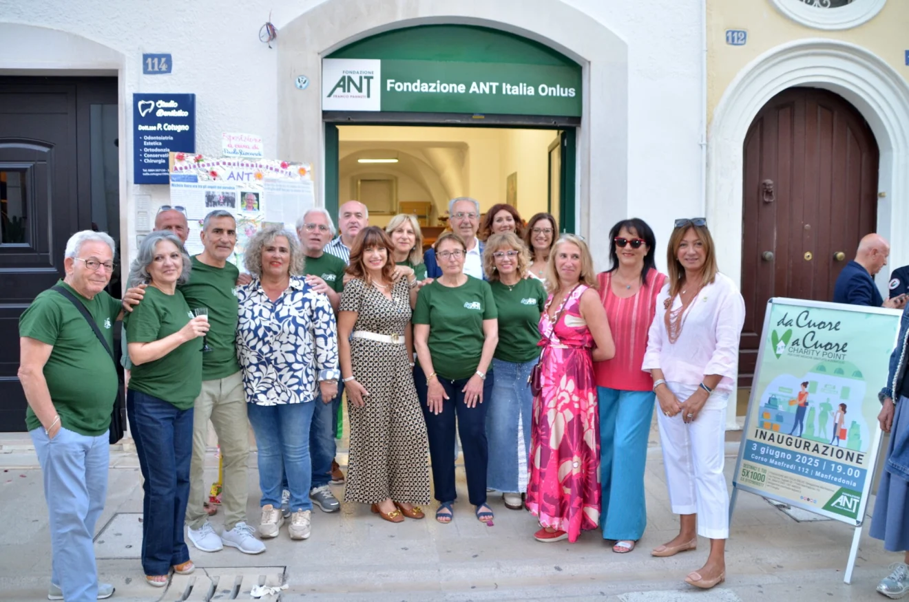 Manfredonia: inaugurazione negozio solidale ANT
